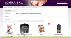 Desktop Screenshot of lohmaier.de